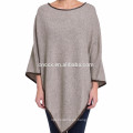 15PKCSP10 algodón cashmere invierno cálido poncho suéter